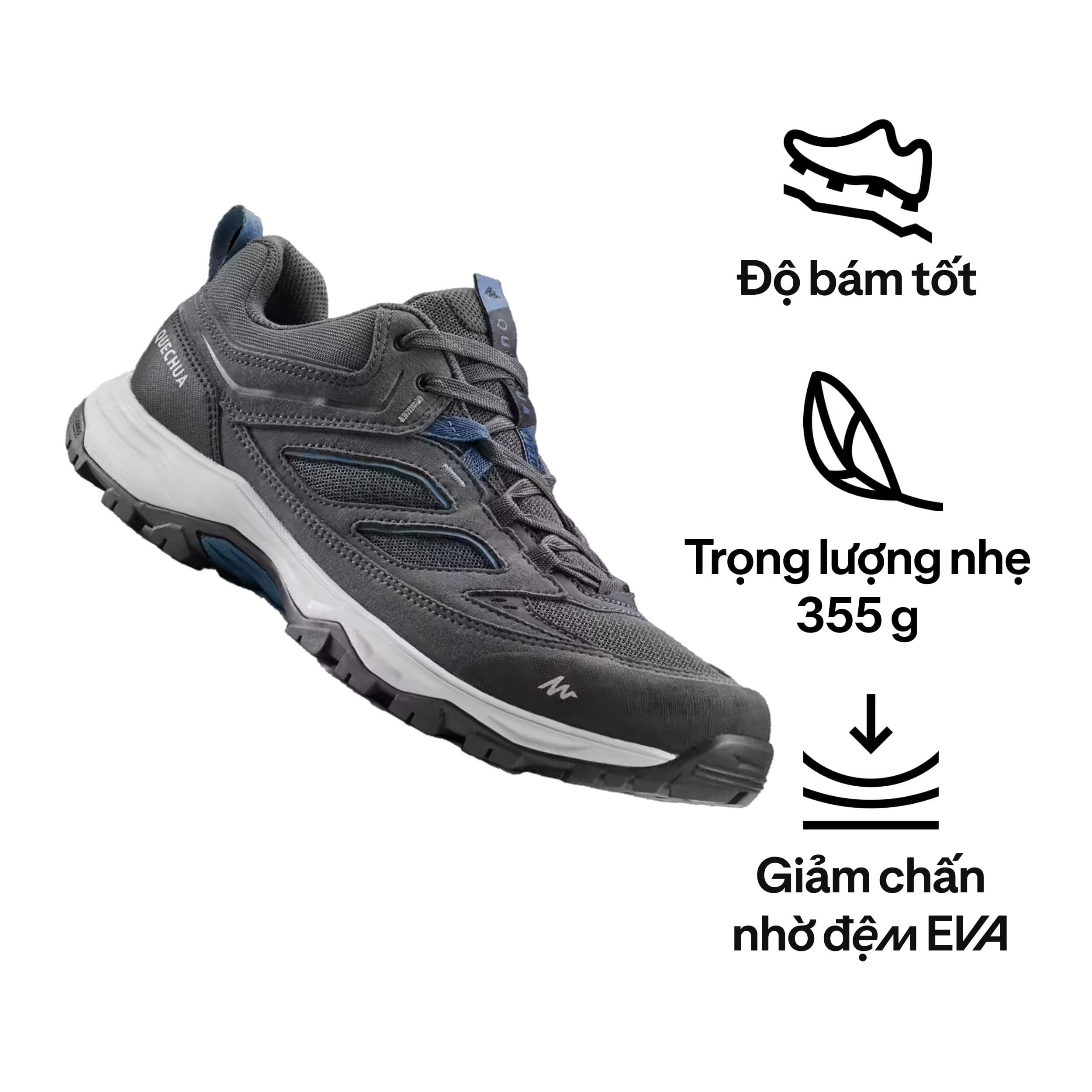Zapatos de senderismo para Hombre Quechua MH100 gris 4/7