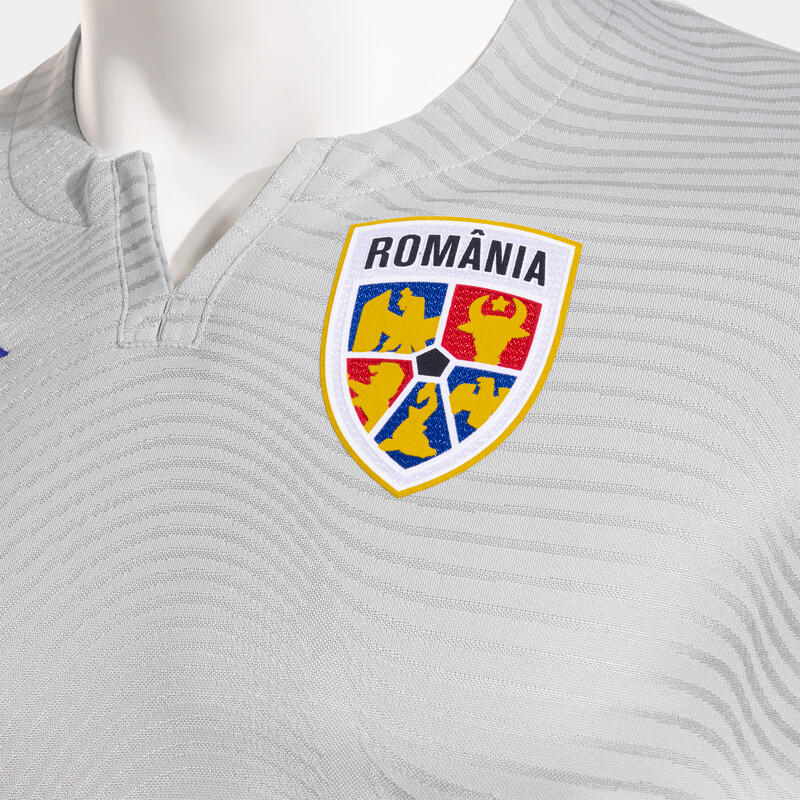 Tricou Oficial de portar al Echipei Naționale de Fotbal a României gri Adulți