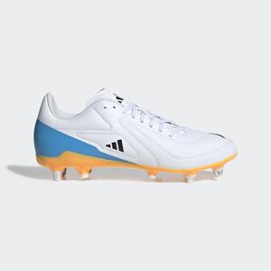 Bota de rugby tacos híbridos Adulto - adidas RS15 SG híbridos blanco