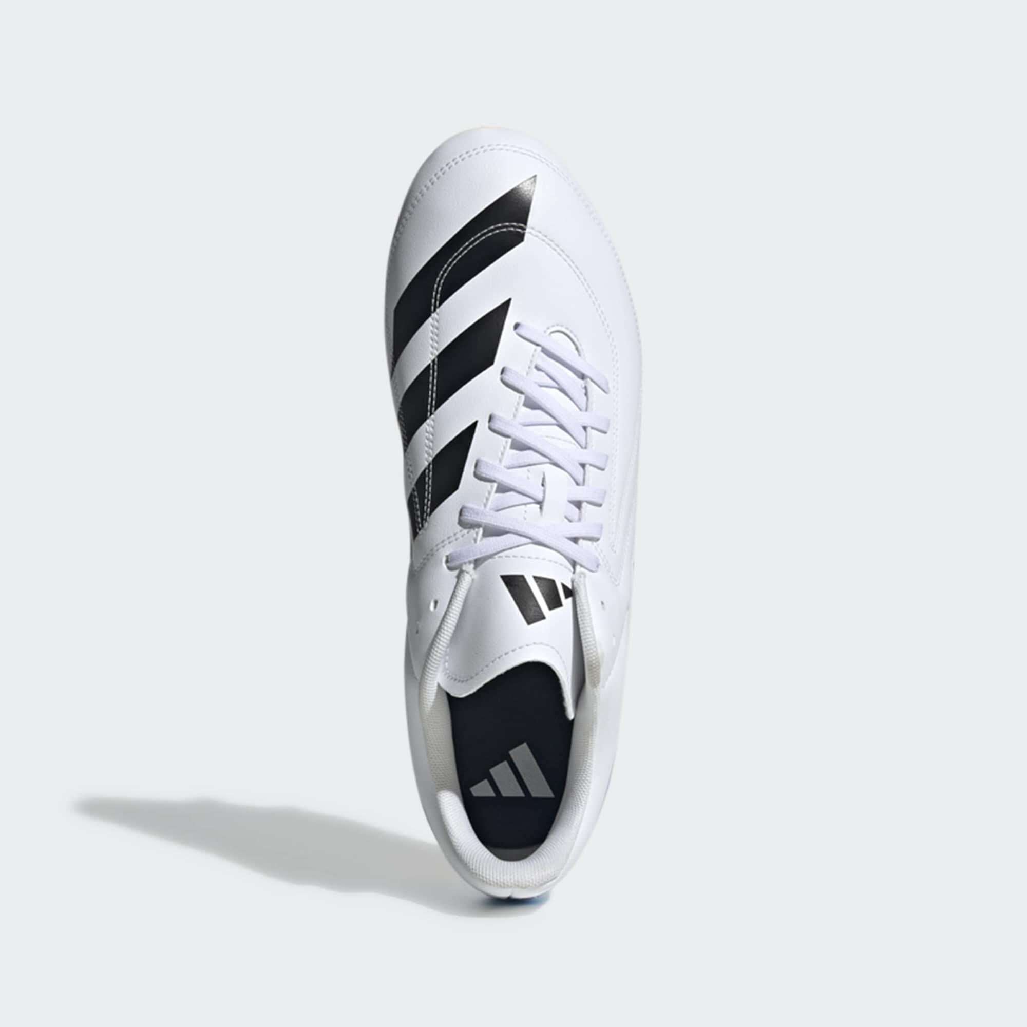 Scarpe rugby adulto ADIDAS RS15 SG ibride bianco-arancione-blu 3/9
