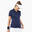 Tricou Polo Tenis Essentiel 100 Bleumarin Damă 