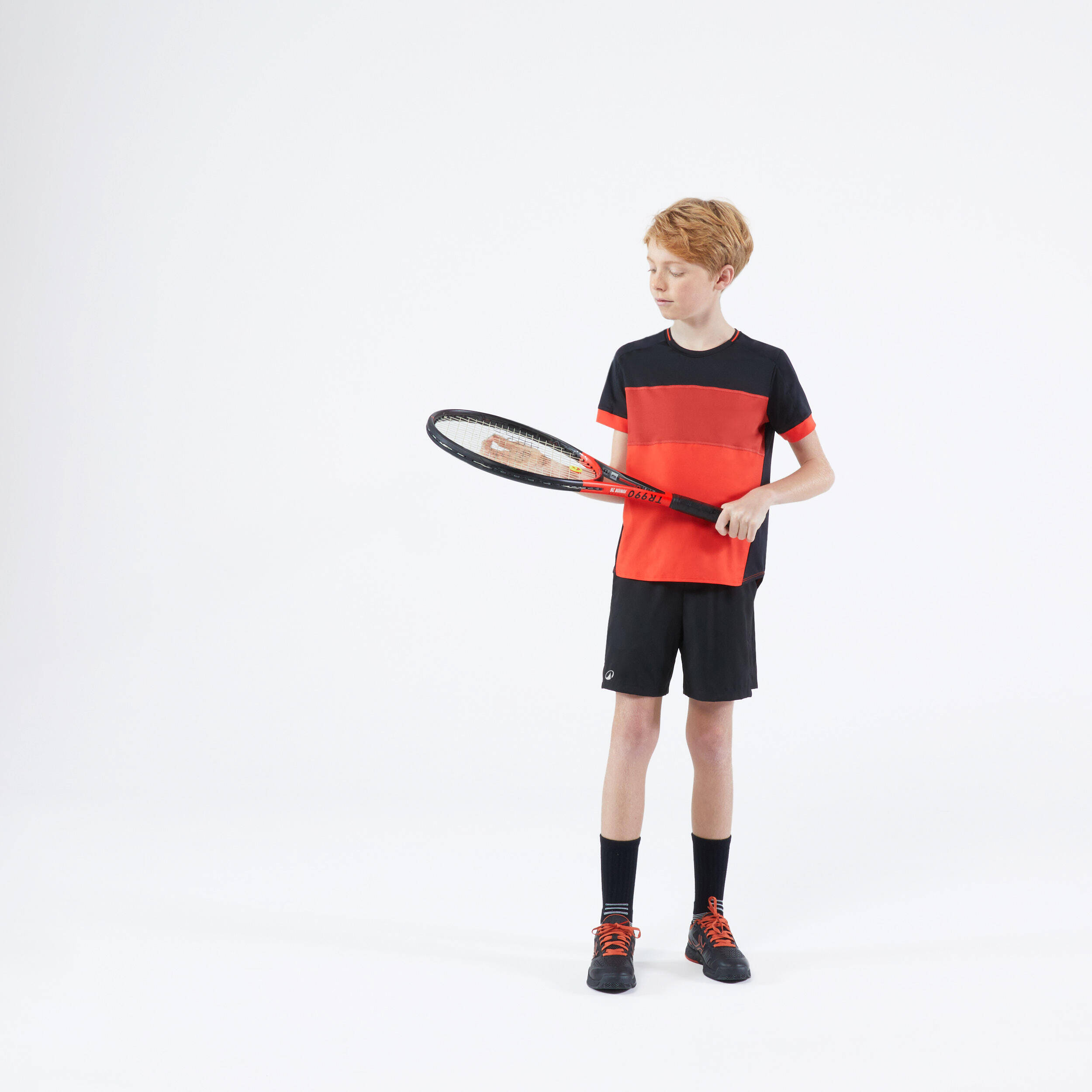 Kids' Tennis Shorts TSH Dry - Black -  2