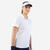 Polo tennis dry femme - Essentiel 100 blanc