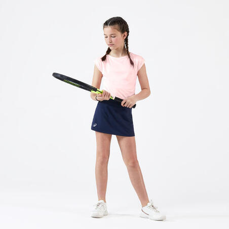 Юбка для тенниса для девочек ESSENTIAL 100 Юбка для тенниса для девочек ESSENTIAL 100
