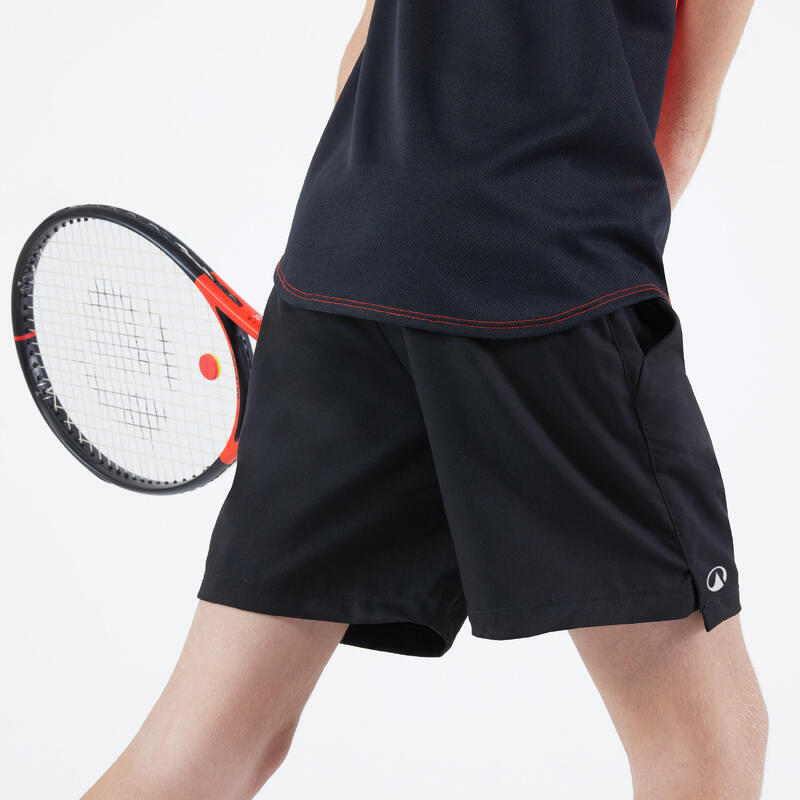 Çocuk Tenis Şortu - Siyah - TSH Dry