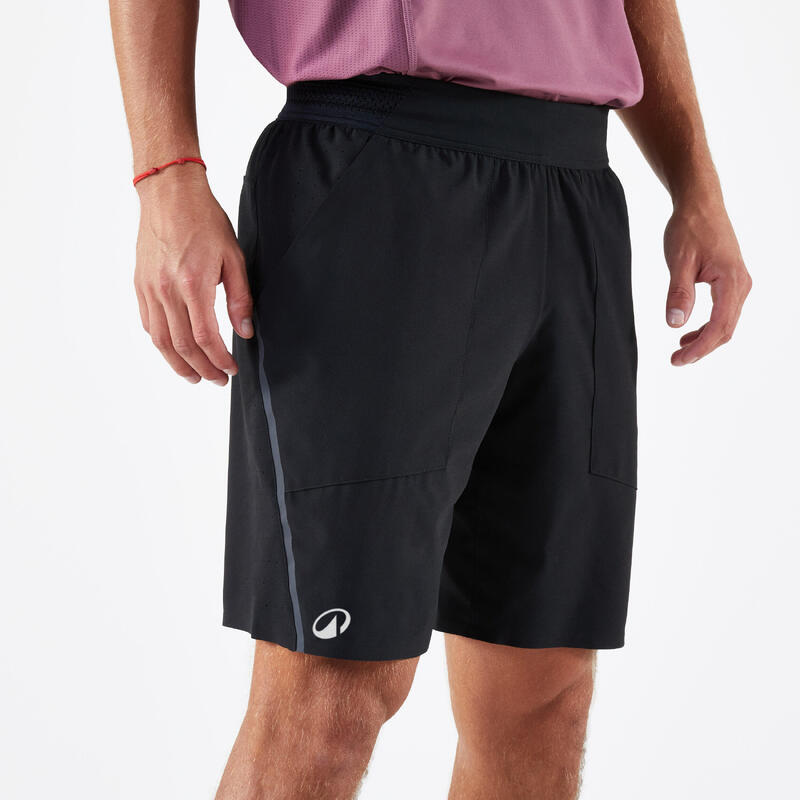 Erkek Tenis Şortu - Siyah - Dry+ Gaël Monfils