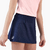 jupe tennis fille - TSK100 bleu marine