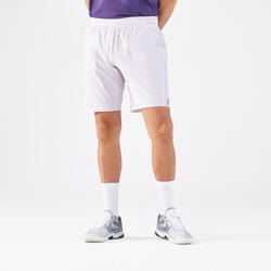 Short de tennis homme respirant - artengo dry+ beige gaël monfils