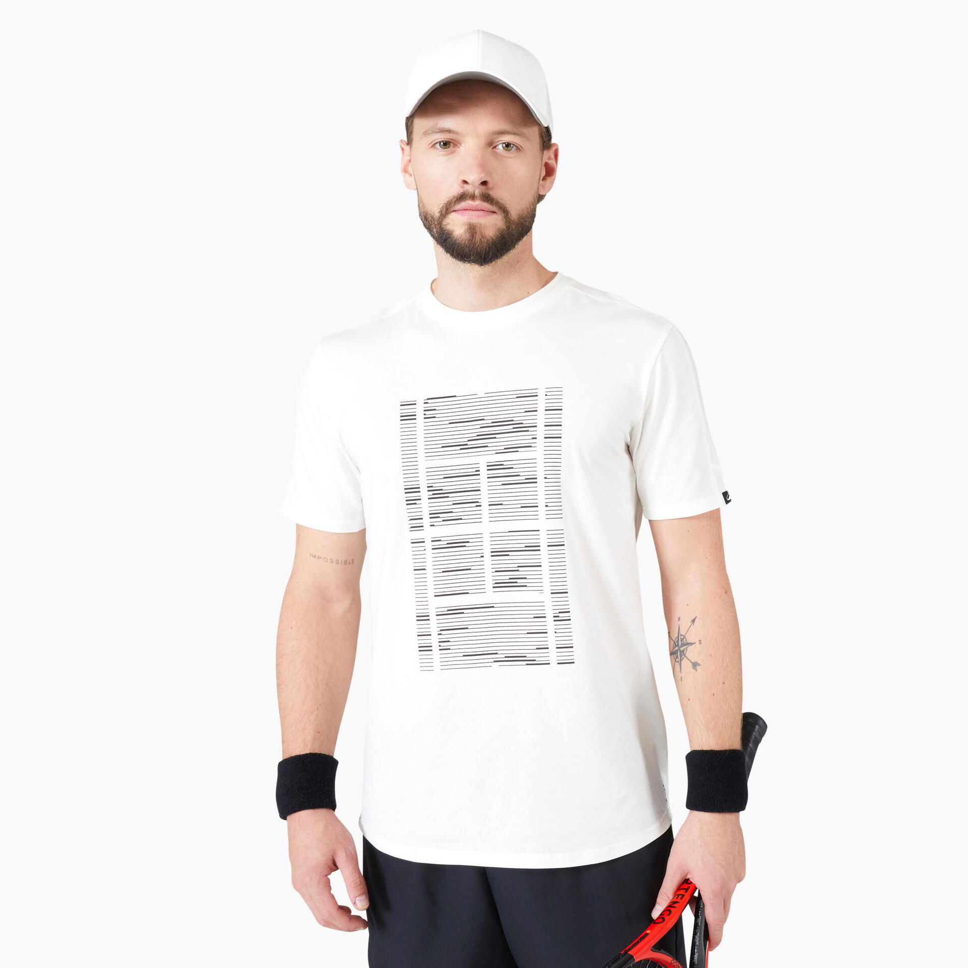 Men's Tennis T-Shirt TTS Soft Off-White