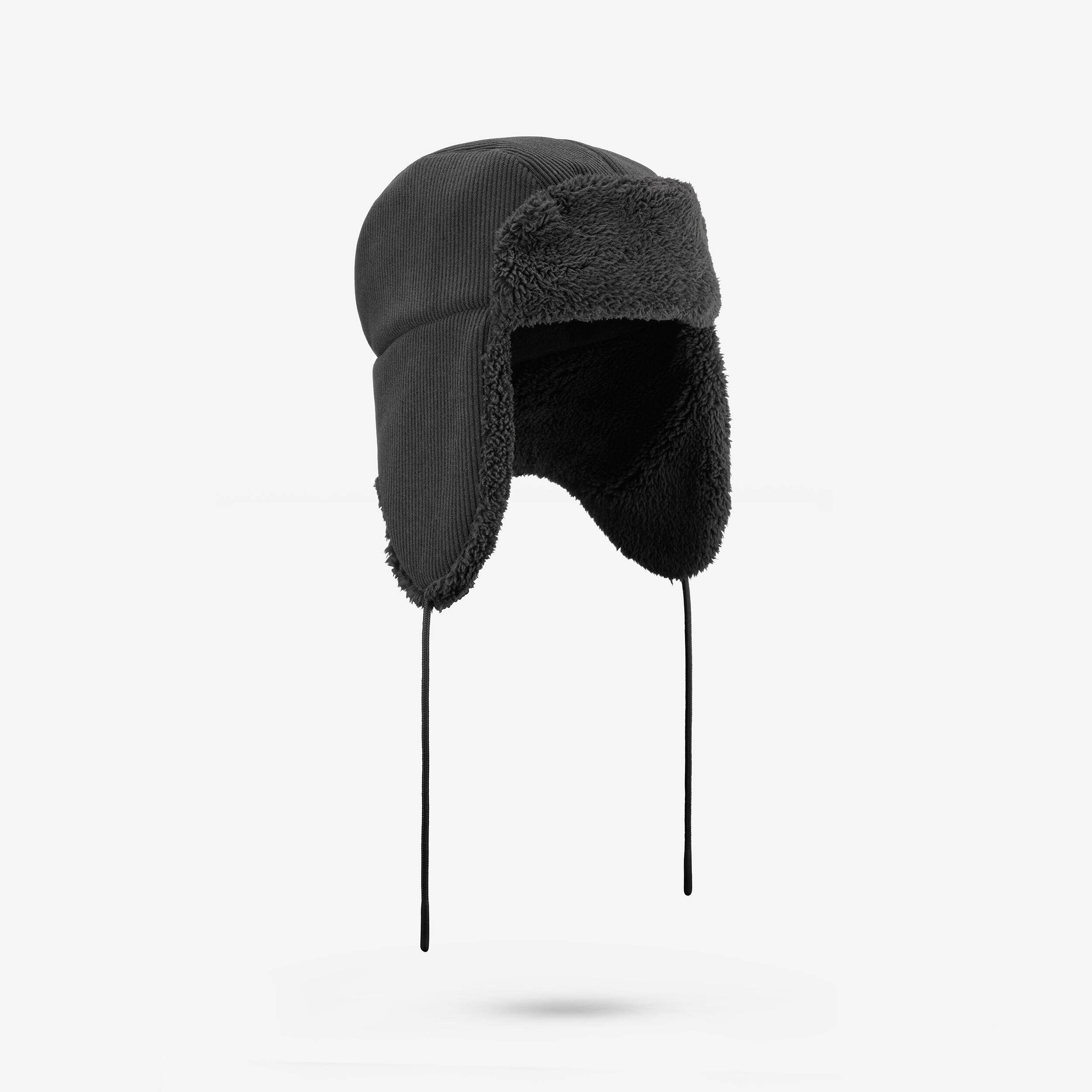 Adults' Sherpa Trapper Hat TRENDY 500 - Black