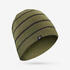 Adults' Beanie Hat SIMPLE 100 - Khaki and Black