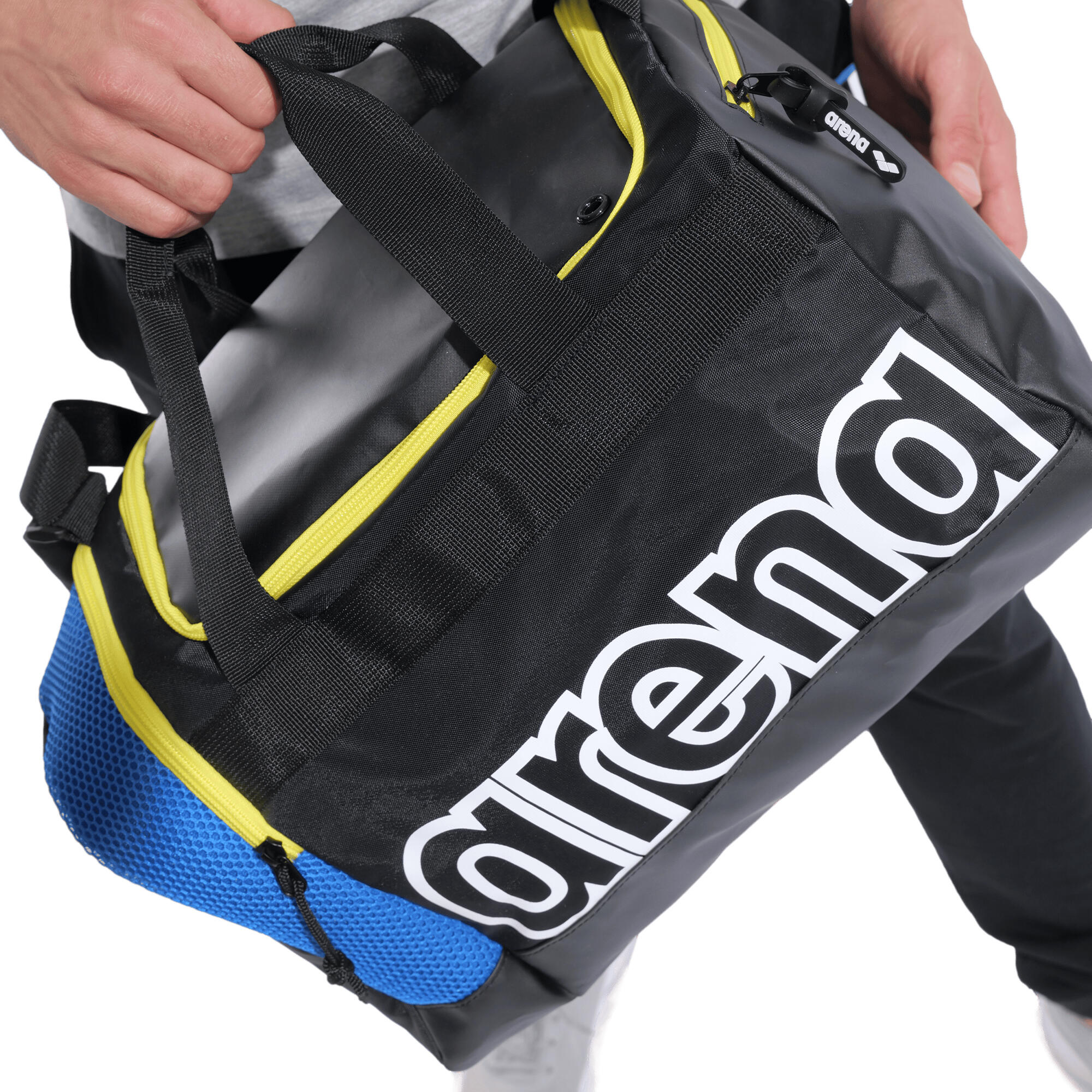 Borsa piscina Arena Duffle 25 L nera blu 3/5