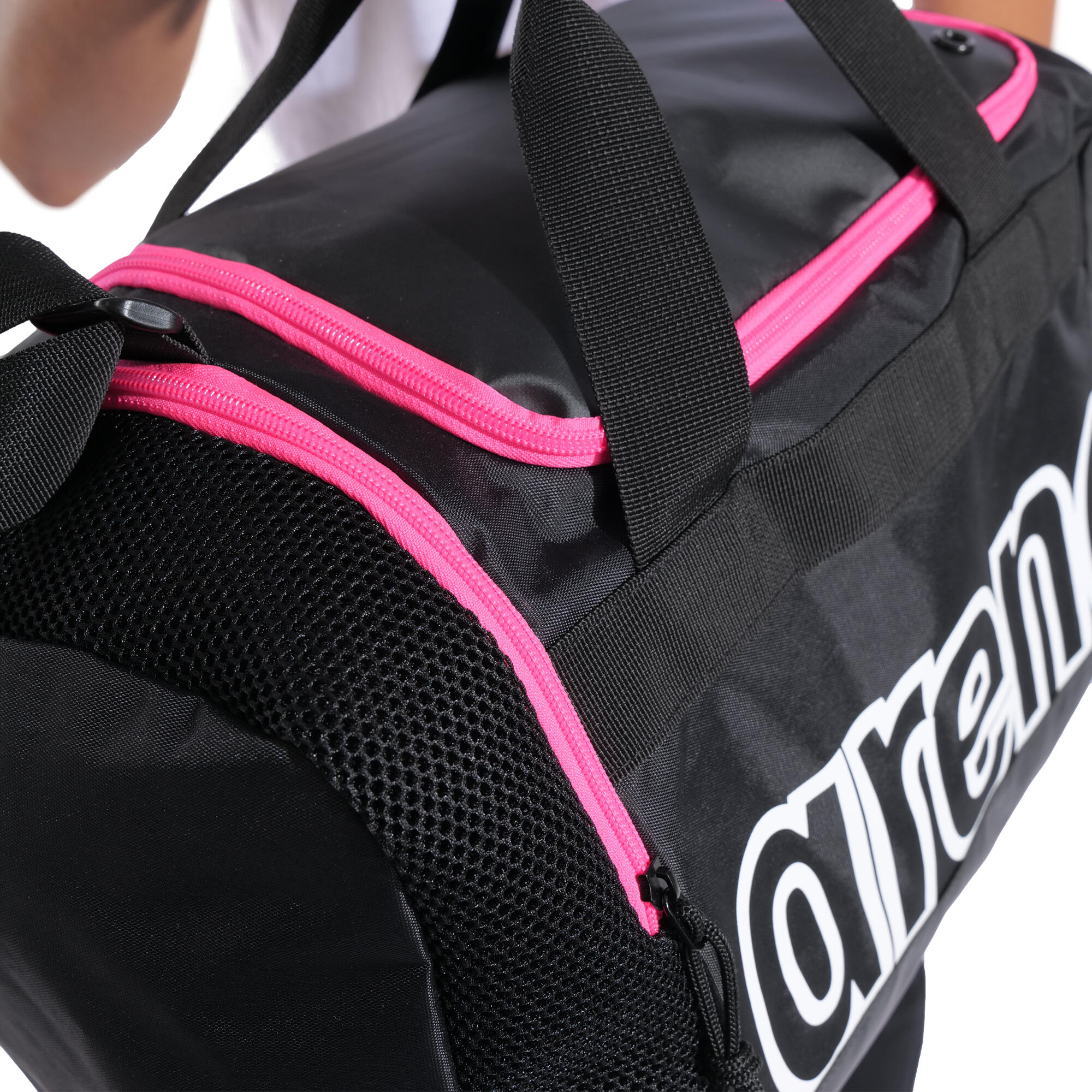Borsa piscina Arena Duffle 25 L nera rosa 5/5