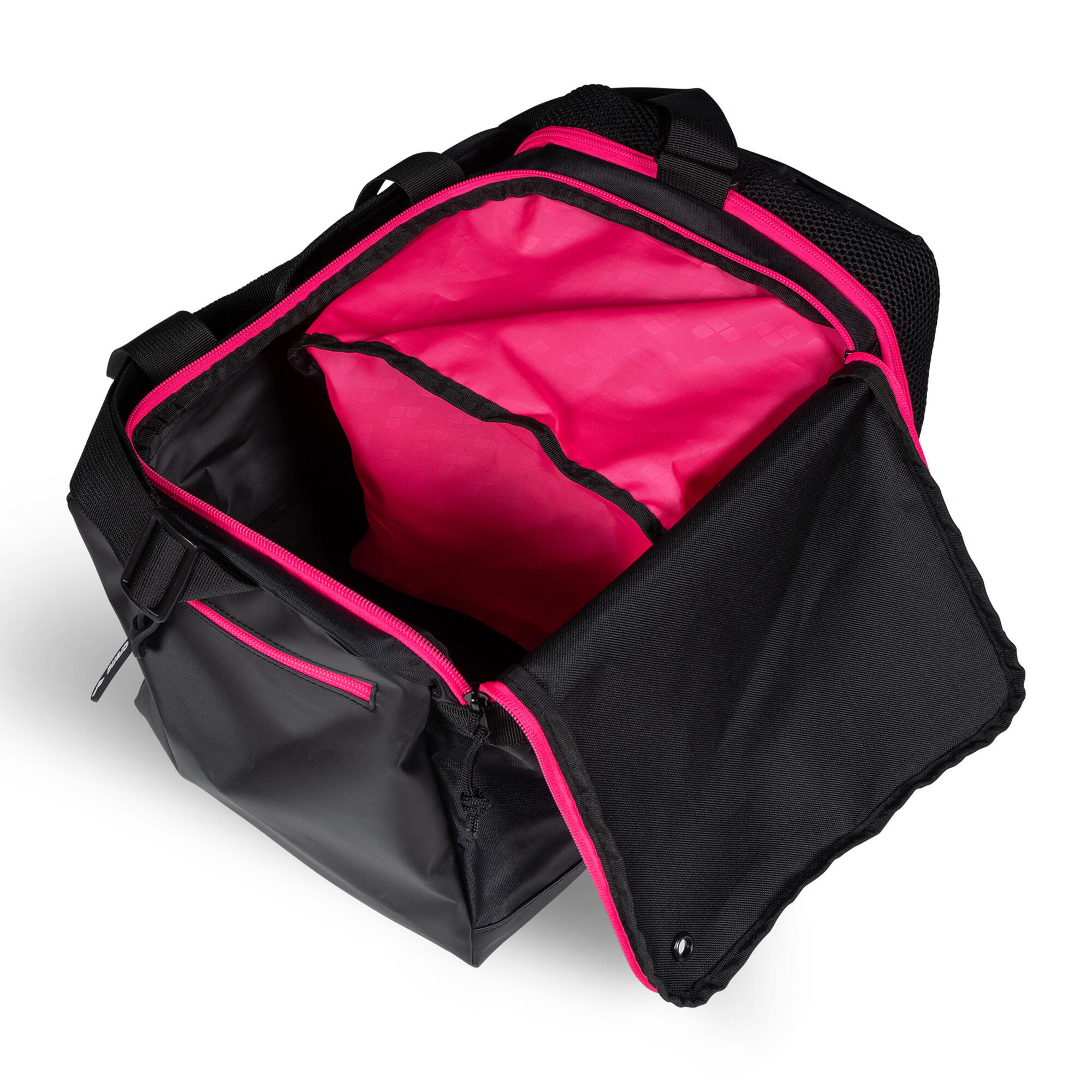 Borsa piscina Arena Duffle 25 L nera rosa 4/5