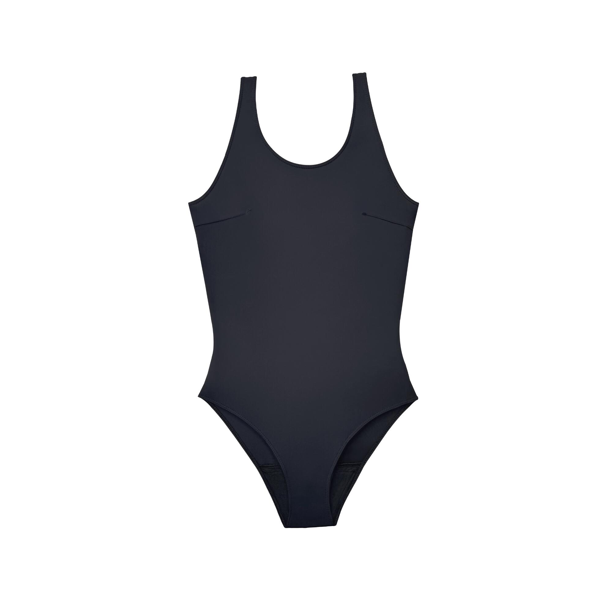 Seconde vie - Maillot Menstruel 1 pièce  Noir 2/5