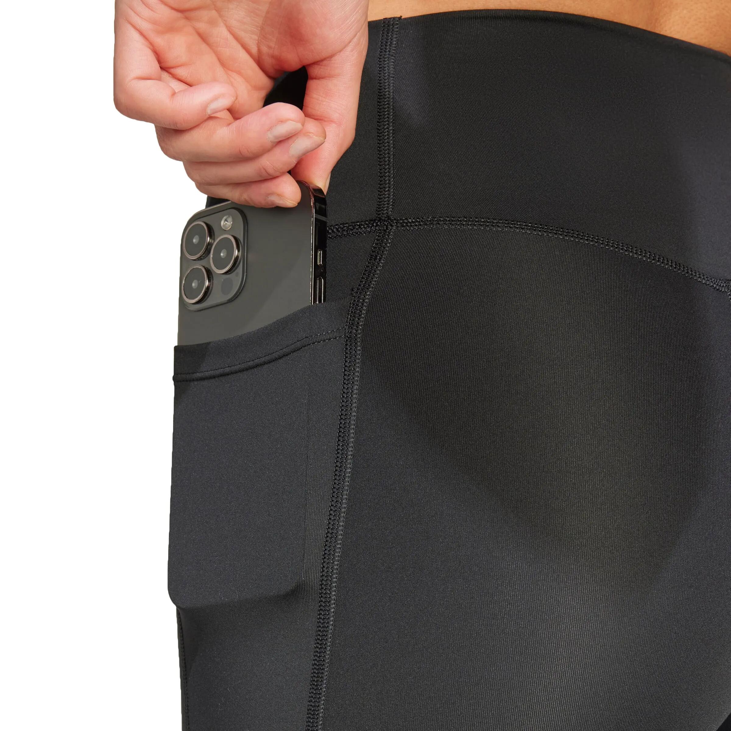 Licra de entrenamiento absorbente para mujer Adidas Optimé Essentials - Negro 5/6