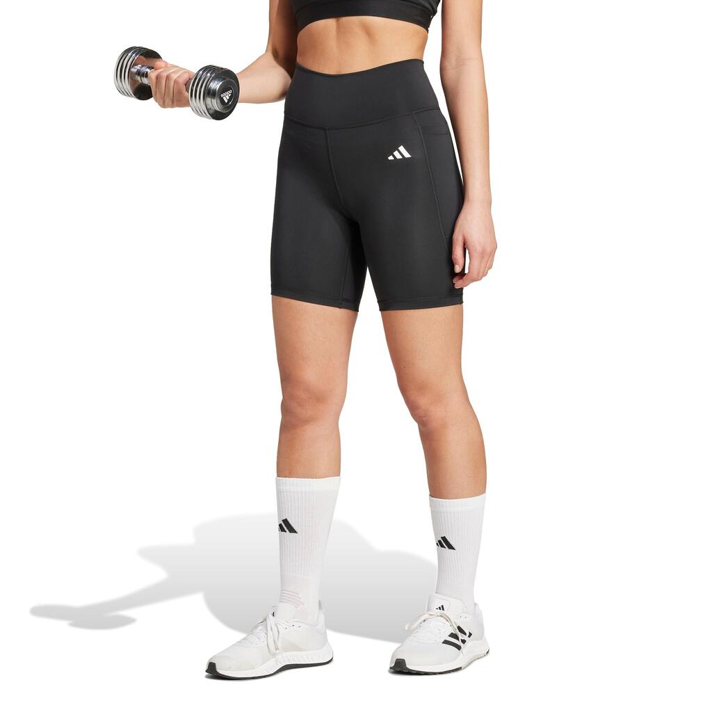 Licra de entrenamiento absorbente para mujer Adidas Optimé Essentials - Negro