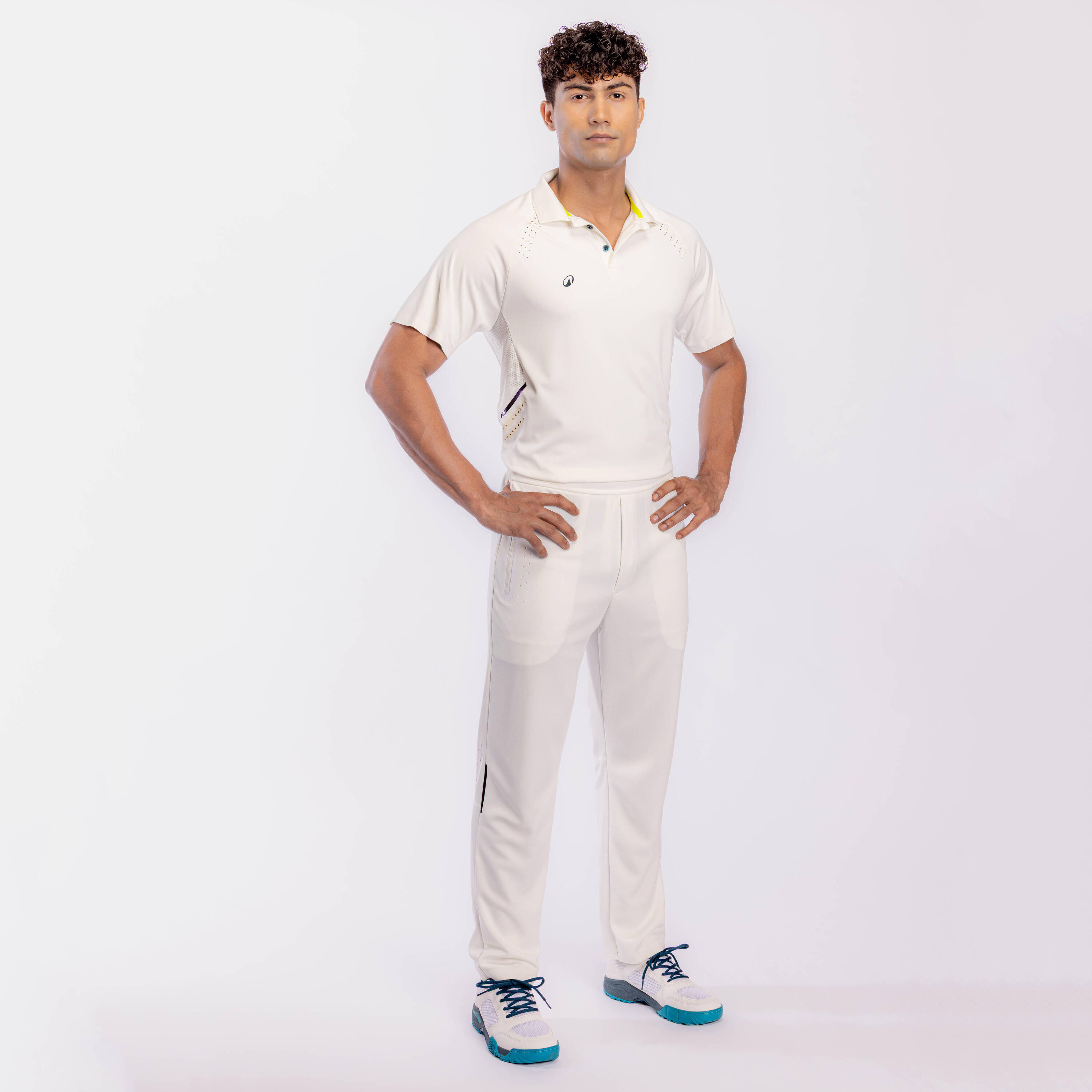 Men Cricket Trackpants CTS900 - White -  1