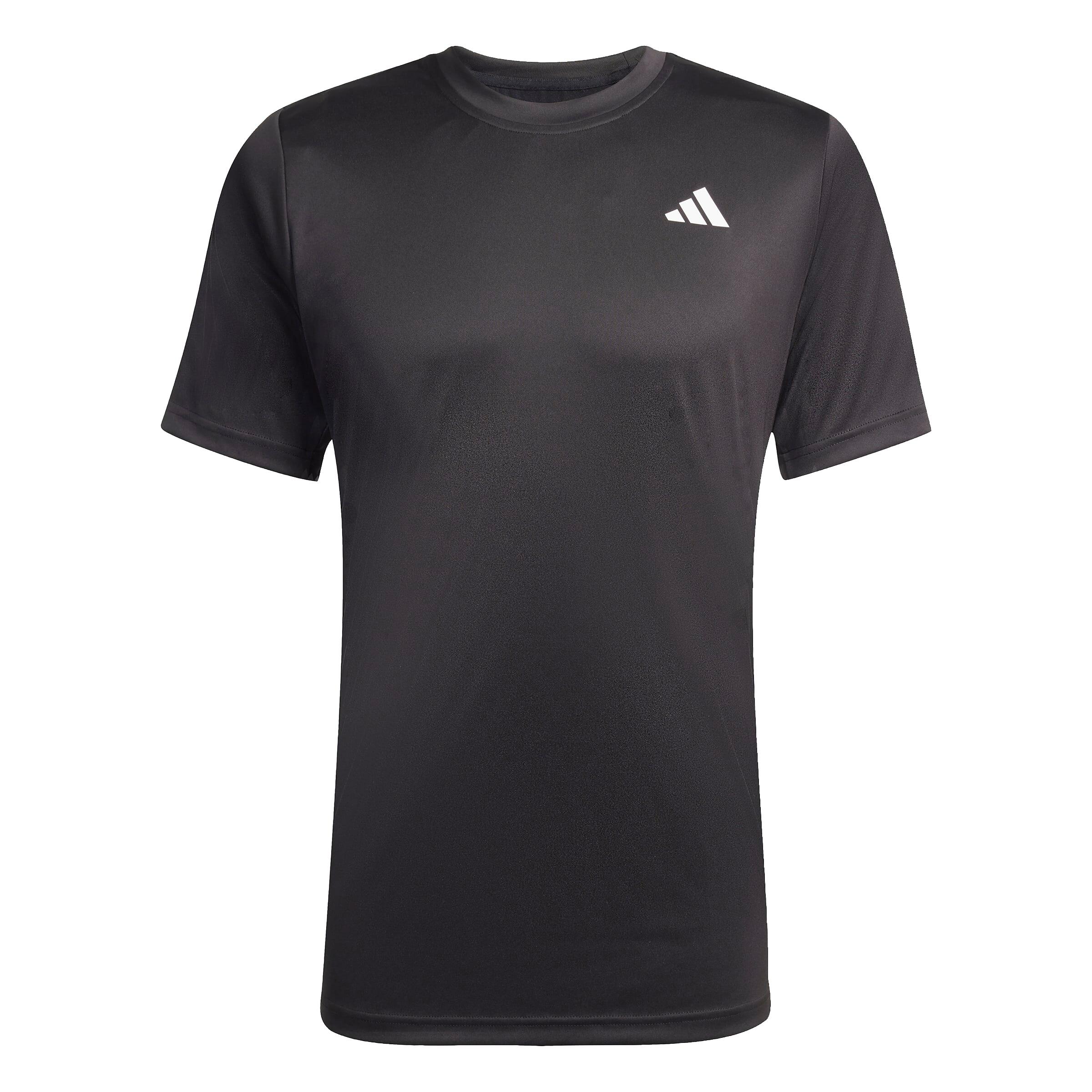T-SHIRT DE TENNIS CLUB CLIMACOOL RESPIRANT ET STRETCH ADULTE NOIR 4/7