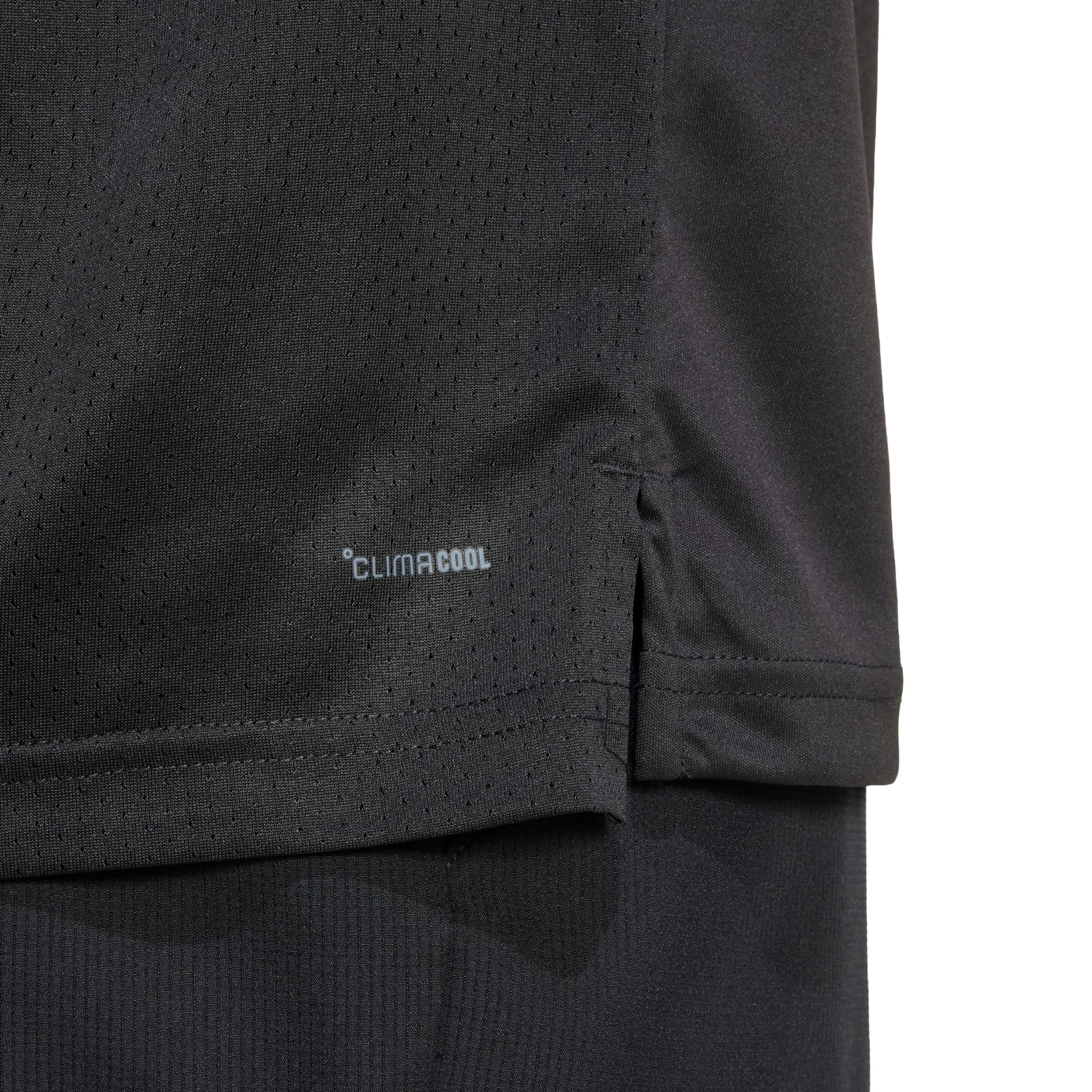 T-SHIRT DE TENNIS CLUB CLIMACOOL RESPIRANT ET STRETCH ADULTE NOIR 3/7