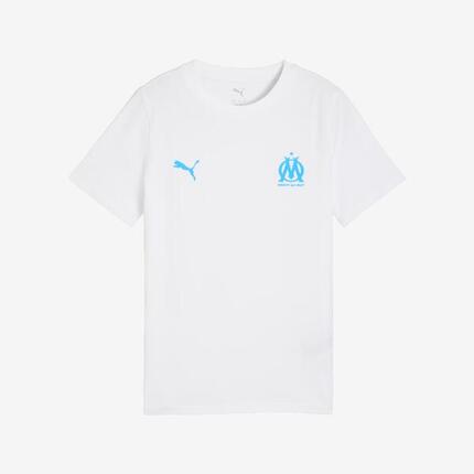 Kinder Fußball T-Shirt Baumwolle - Olympique Marseille 25/26