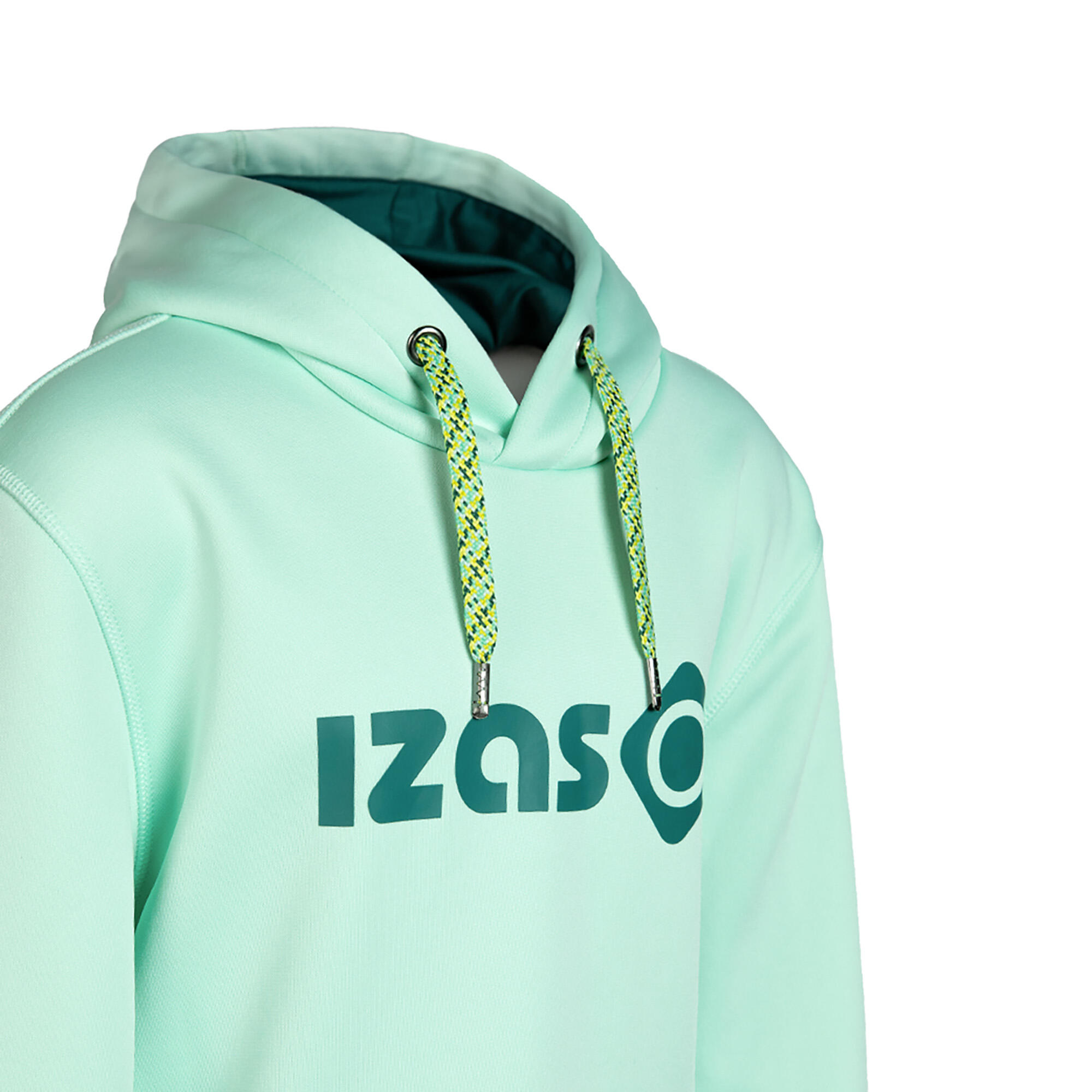 Sudadera de montaña y trekking con Capucha Niños Izas Bronson Verde Agua 3/3