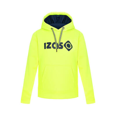 Sudadera de montaña y trekking con Capucha Niños Izas Bronson amarillo