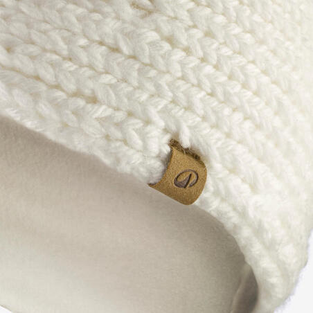 Пов'язка на голову жіноча з вузлом WAVY 500 біла