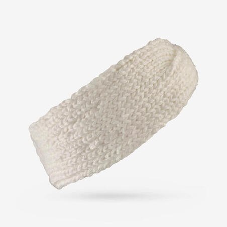 Пов'язка на голову жіноча з вузлом WAVY 500 біла