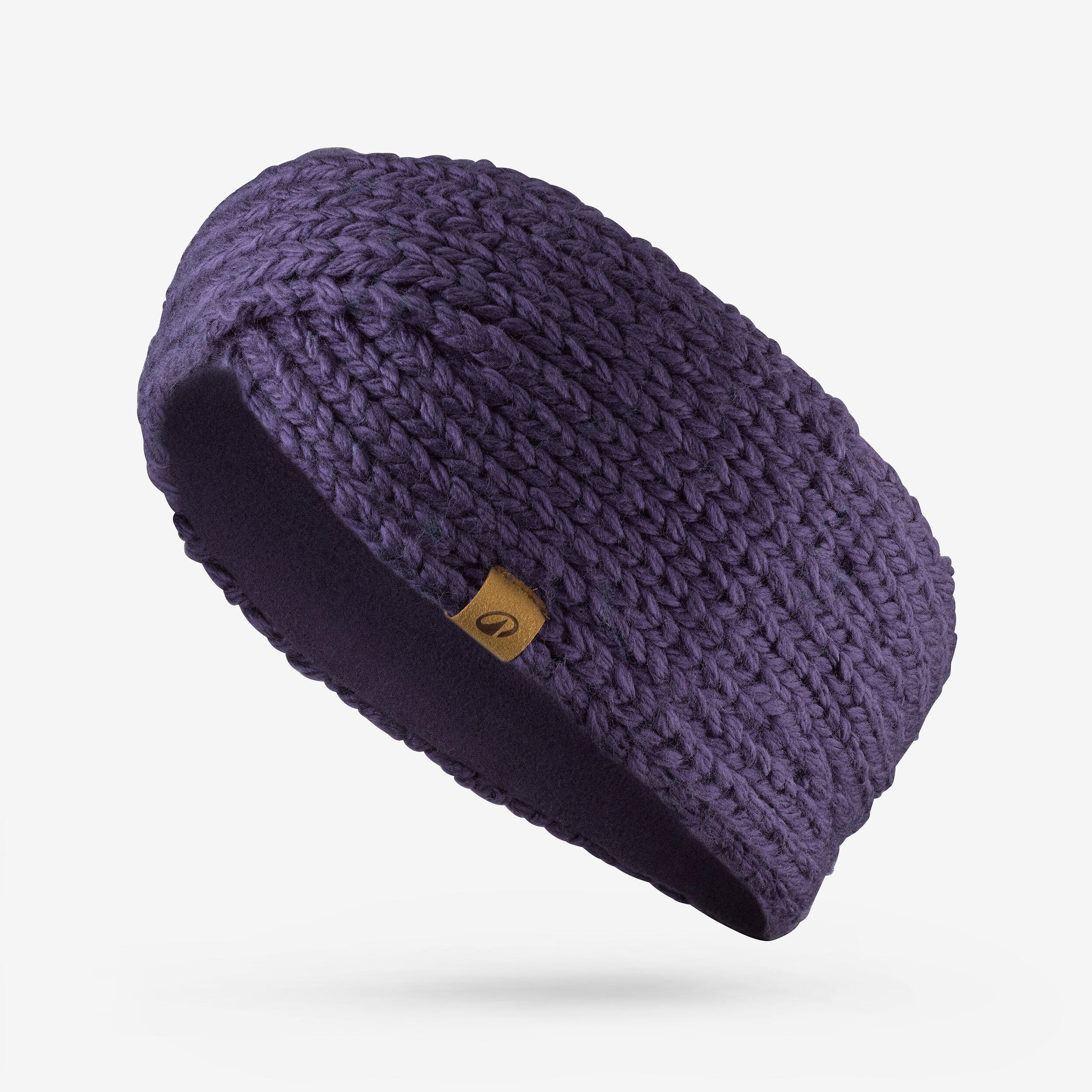 WEDZE Stirnband Damen geflochtenes Design - Wavy 500 violett 