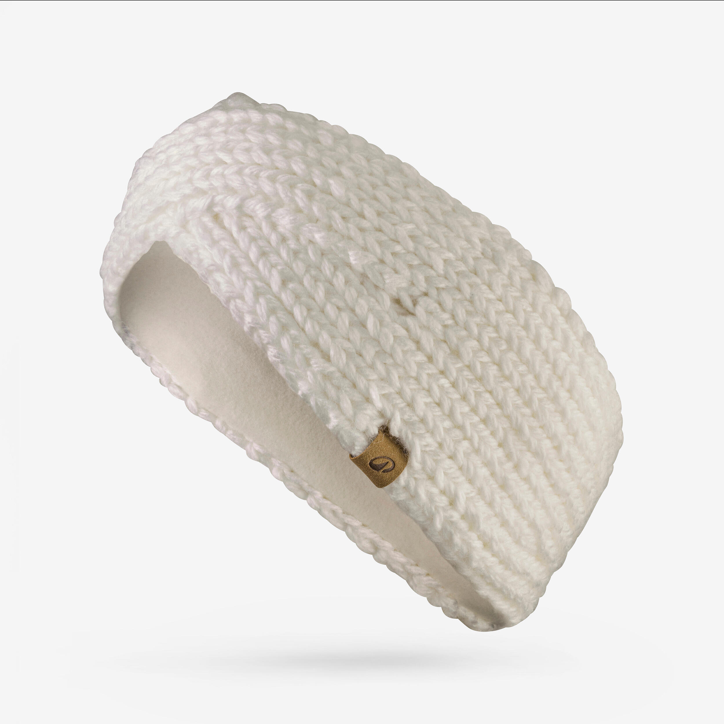 WEDZE Stirnband Damen geflochtenes Design - Wavy 500 weiß 