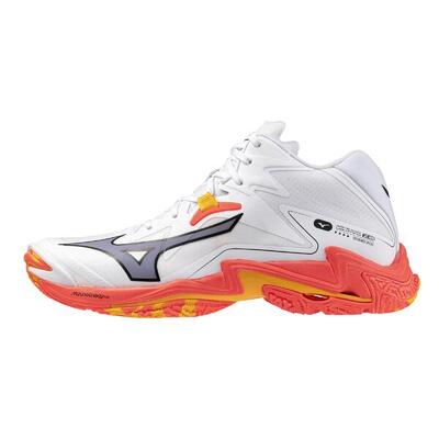 Scarpe pallavolo adulto LIGHTNING Z8 MID bianco corallo