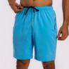Men Gym Shorts Stretchable, Quick Dry with Zip Pockets - Blue