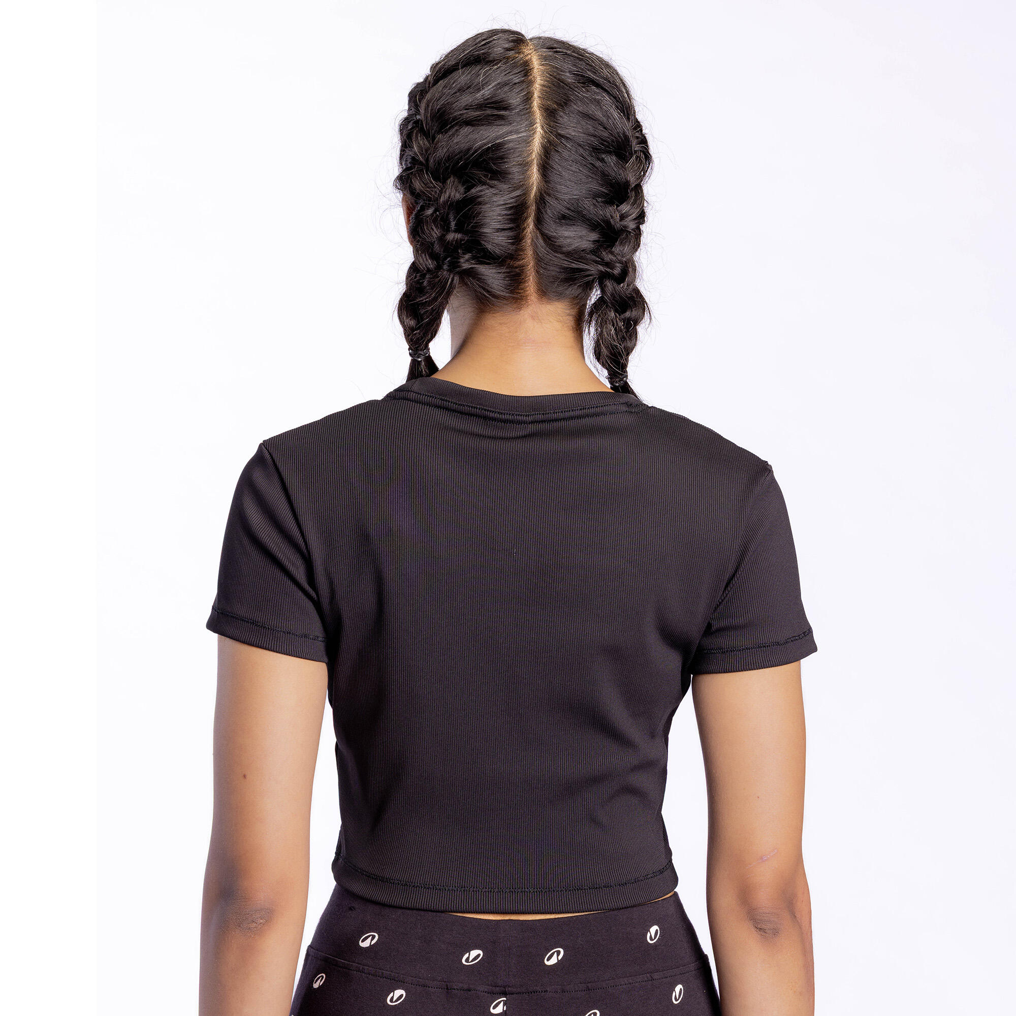 Women's Ribbed Cropped T-Shirt