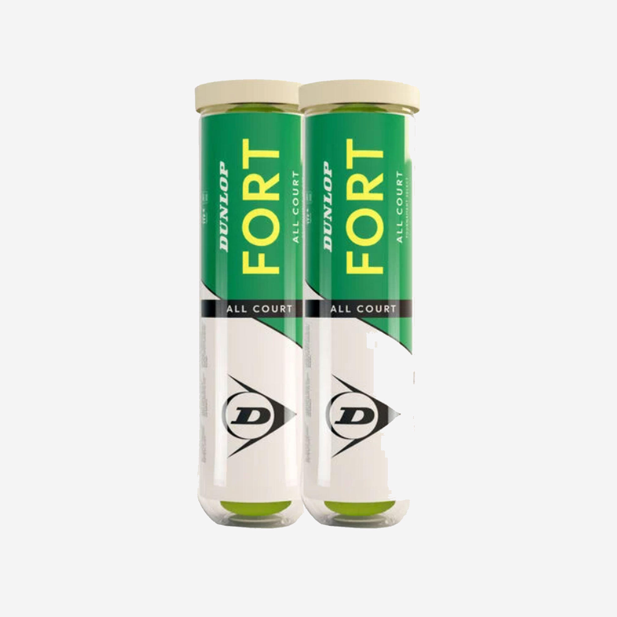 Palline tennis Dunlop FORT ALL COURT gialle x4 2/3