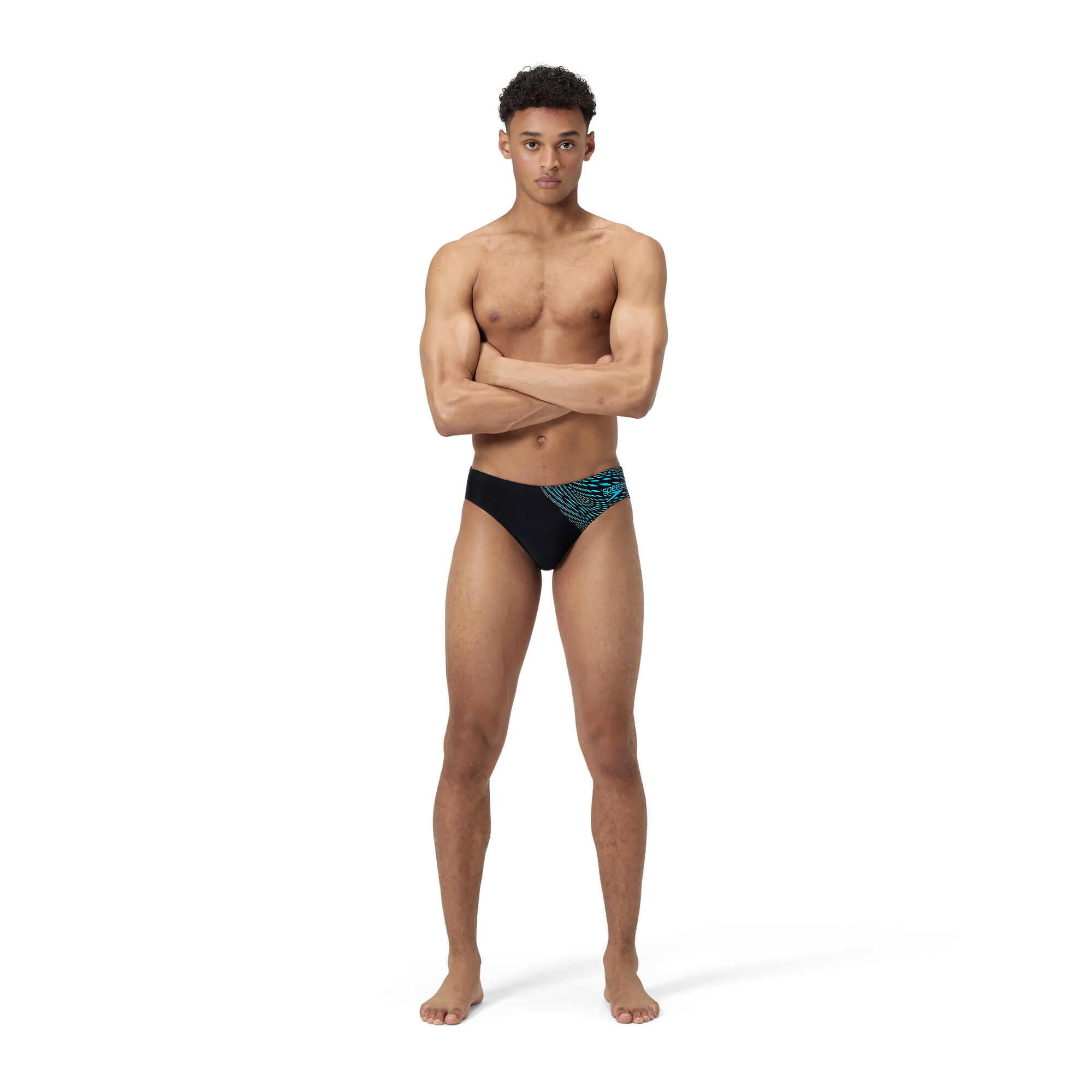 Costume slip uomo SPEEDO Medley nero blu 2/11