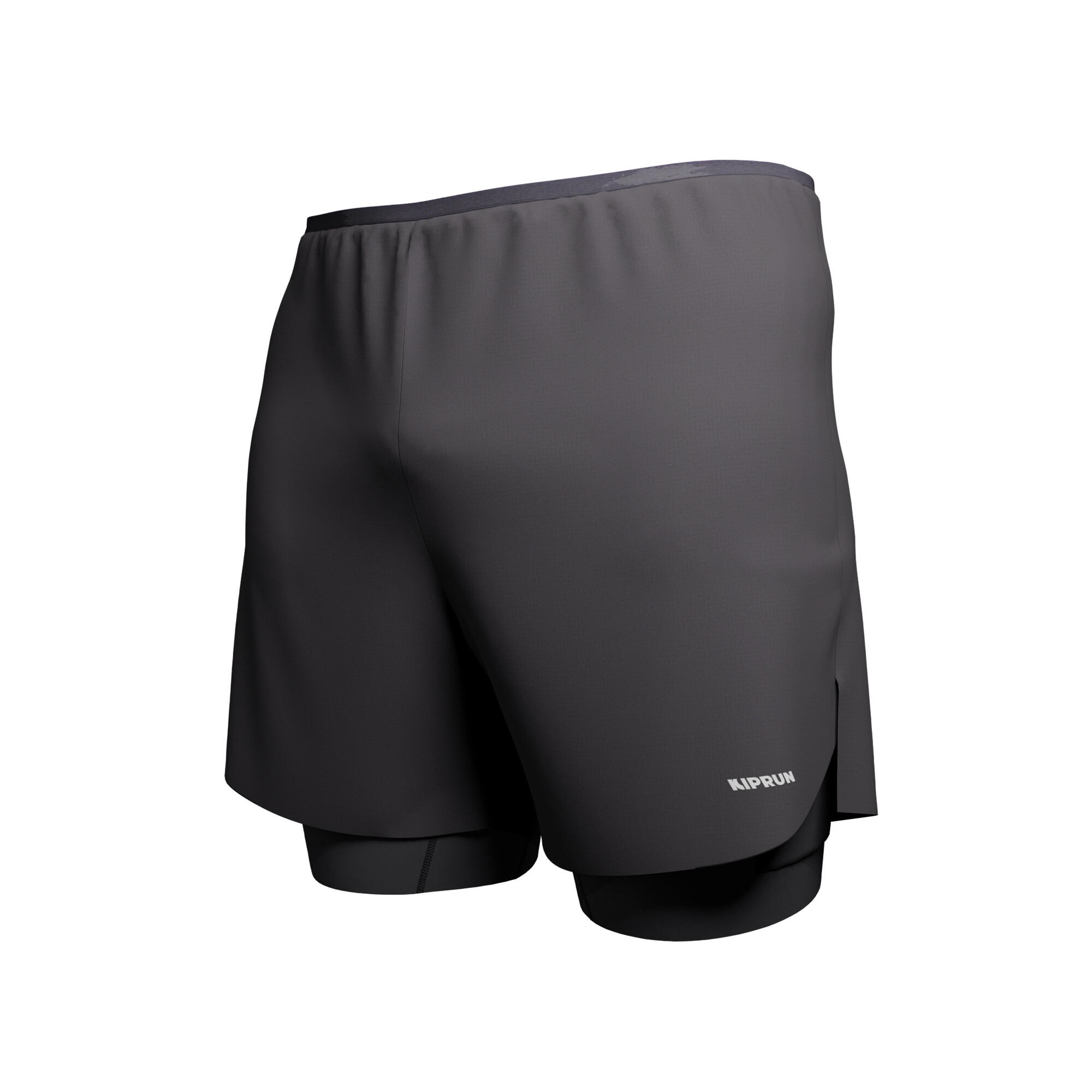 Men’s 2-in-1 Running Shorts, Run 500 Comfort - KIPRUN