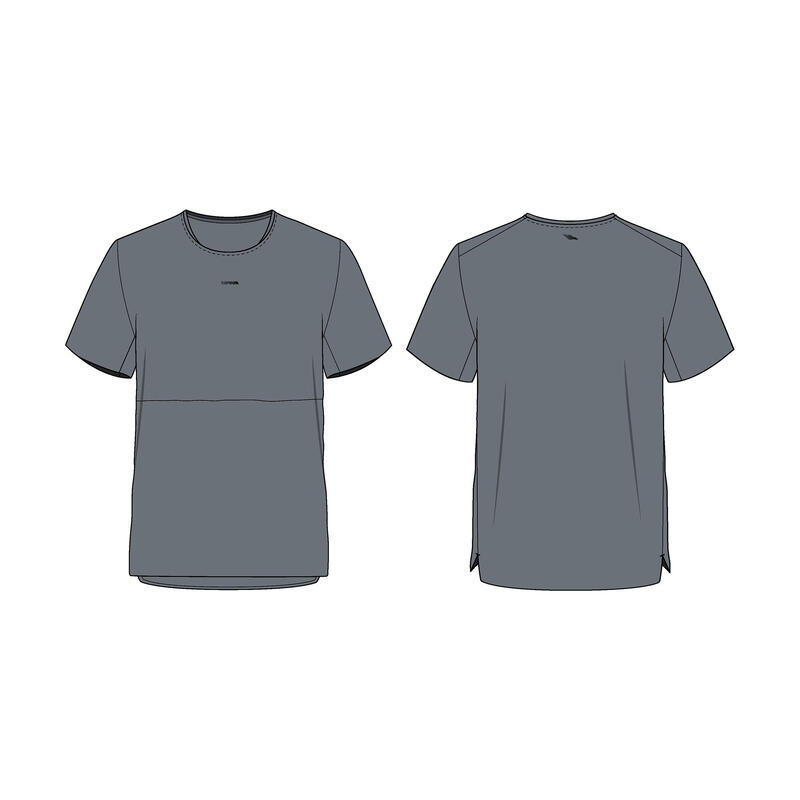Tricou de alergare pe distanță lungă Kiprun run 900 Gri Bărbați