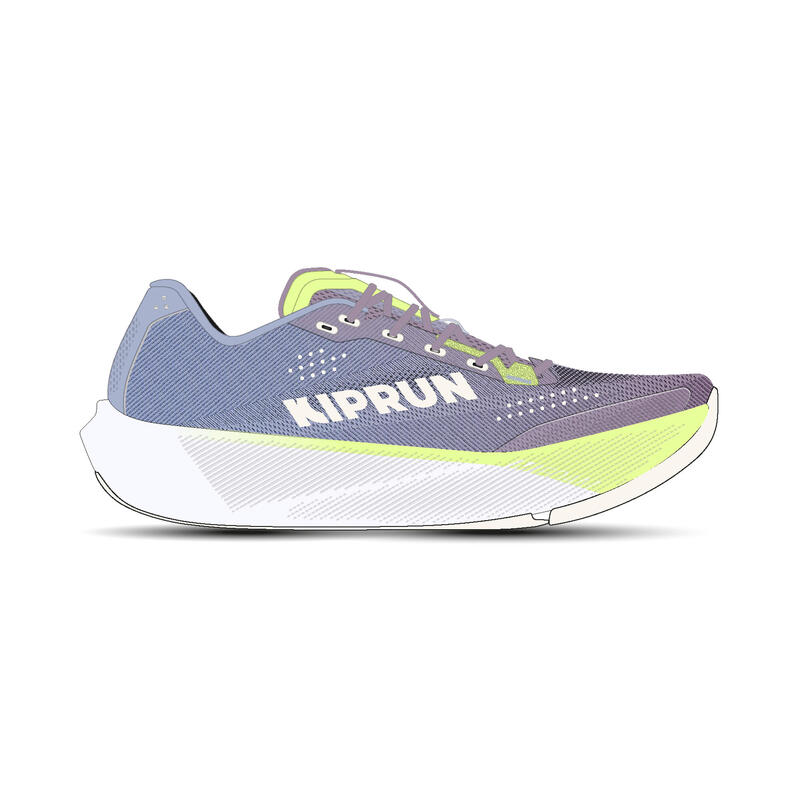 Încălțăminte de alergare pe șosea Kiprun Kipride Mov-Galben Damă