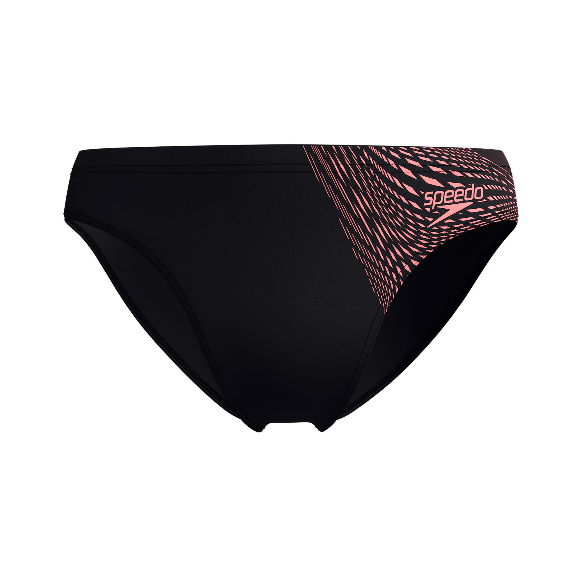 Costume slip uomo SPEEDO Medley nero corallo 3/11