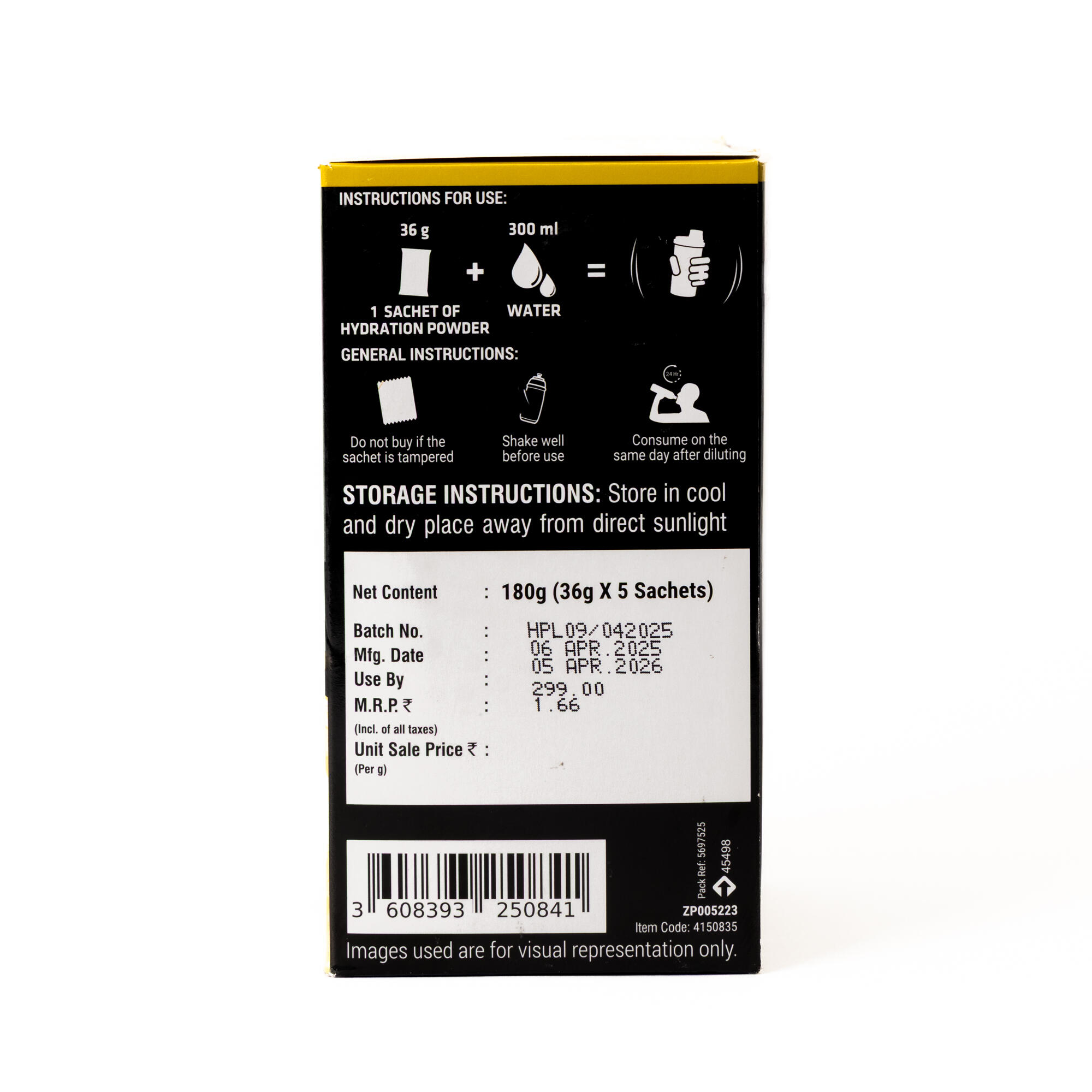 Hydration Powder pack of 5 - Lemon