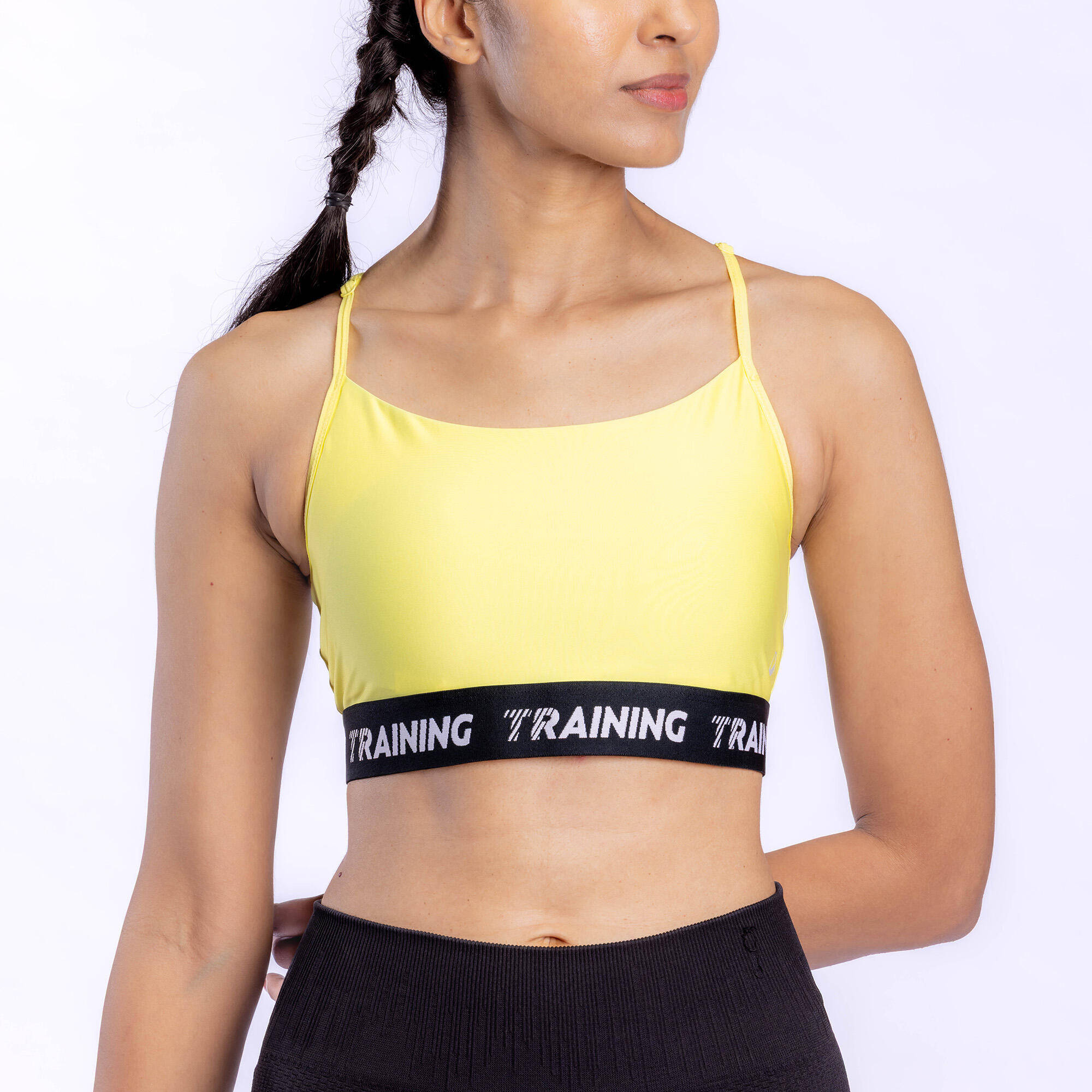 Women's Light Support Thin Crossover Strap Sports Bra -  2
