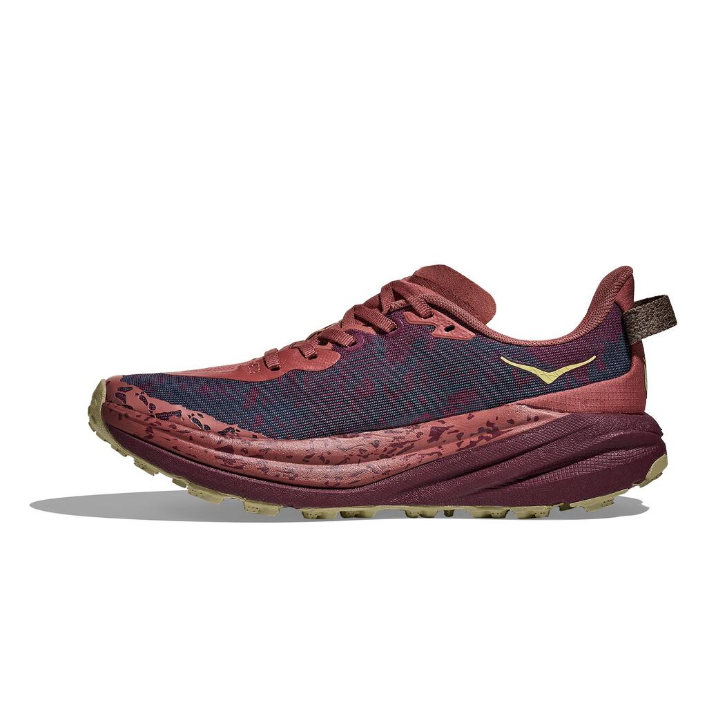 Women's Trail Running Shoes Hoka Speedgoat 6 Burgundy