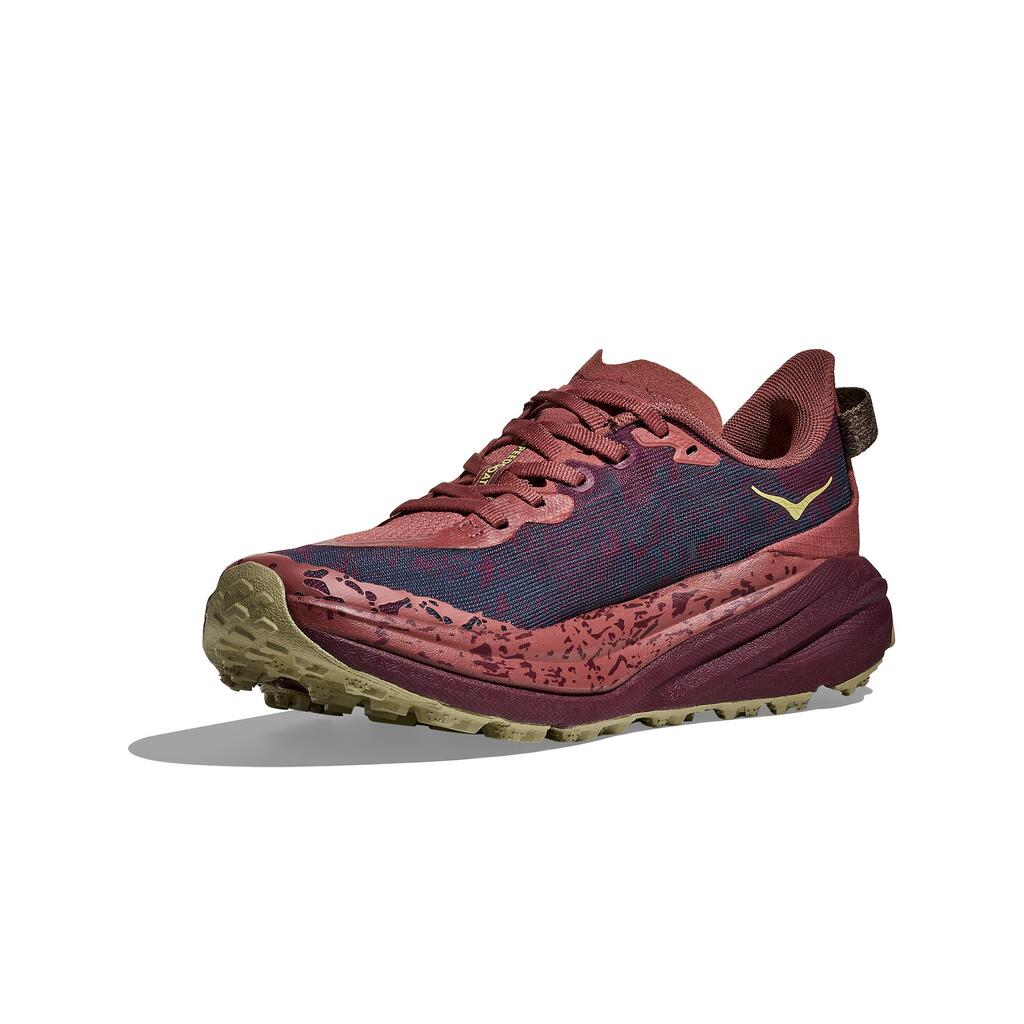 Women's Trail Running Shoes Hoka Speedgoat 6 Burgundy