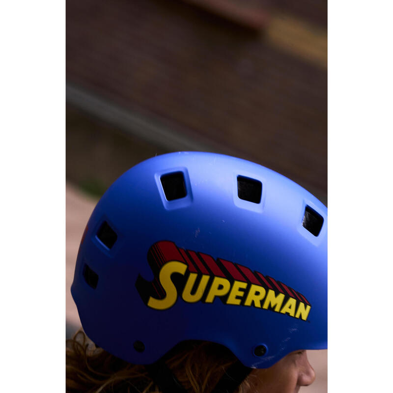 Cască Role/Skateboard/Trotinetă MF500 Gri Ediție Superman
