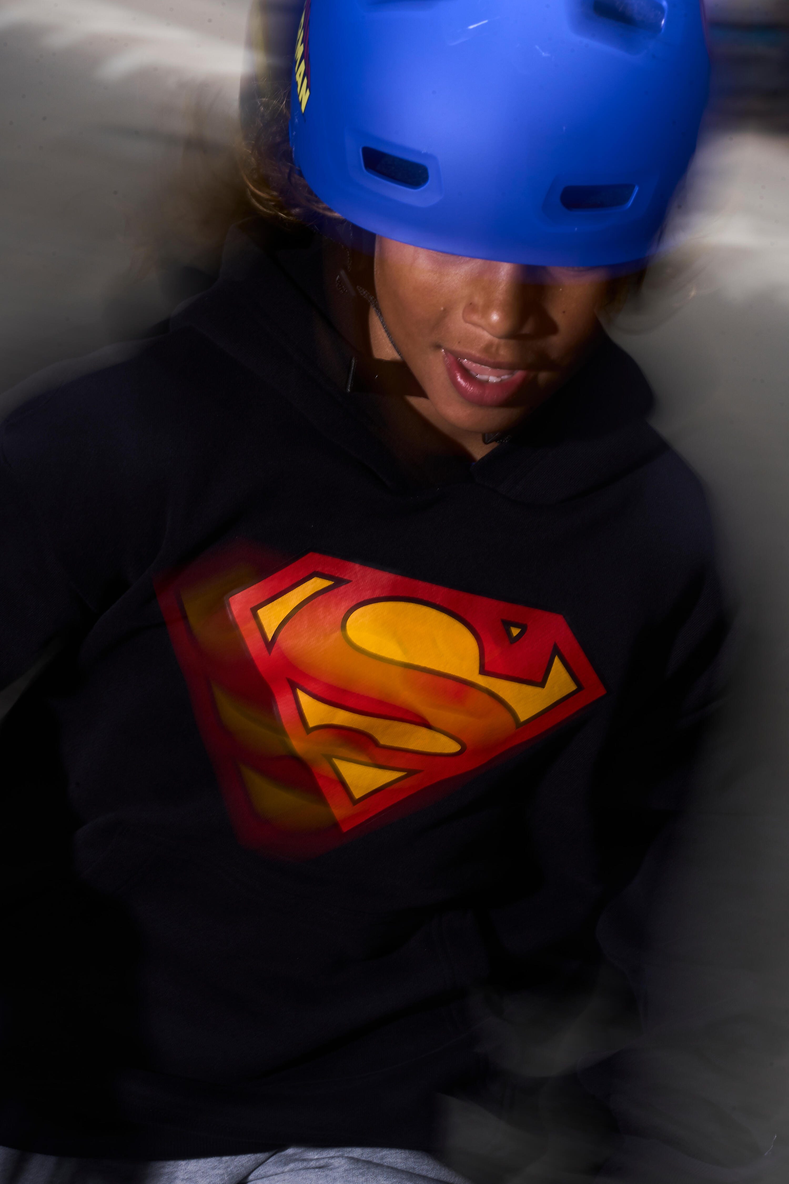 Helm für Inliner, Skateboard, Scooter MF500 Superman Edition 12/19