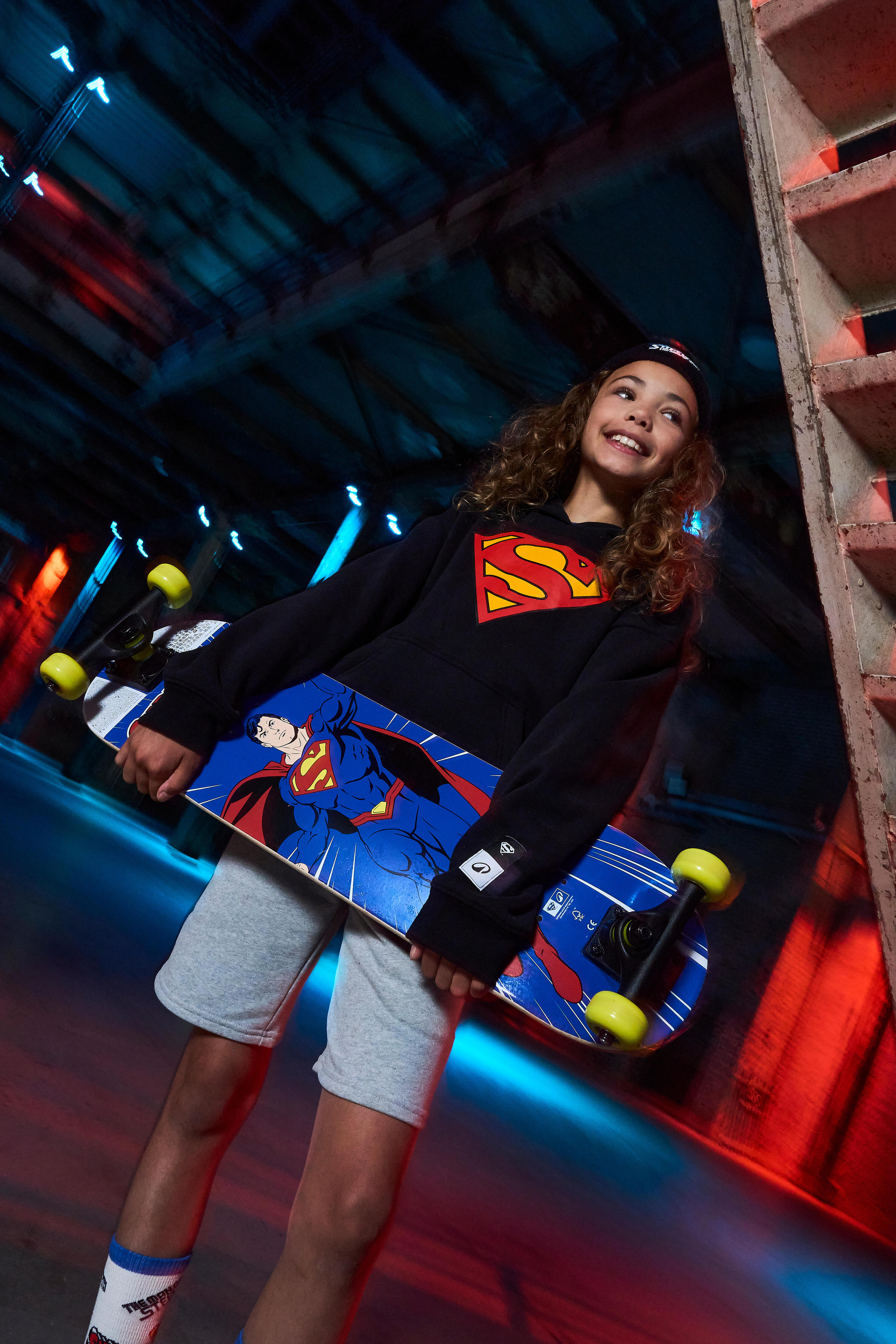 Skateboard bambini 3-7 anni PLAY 120 SUPERMAN 14/16