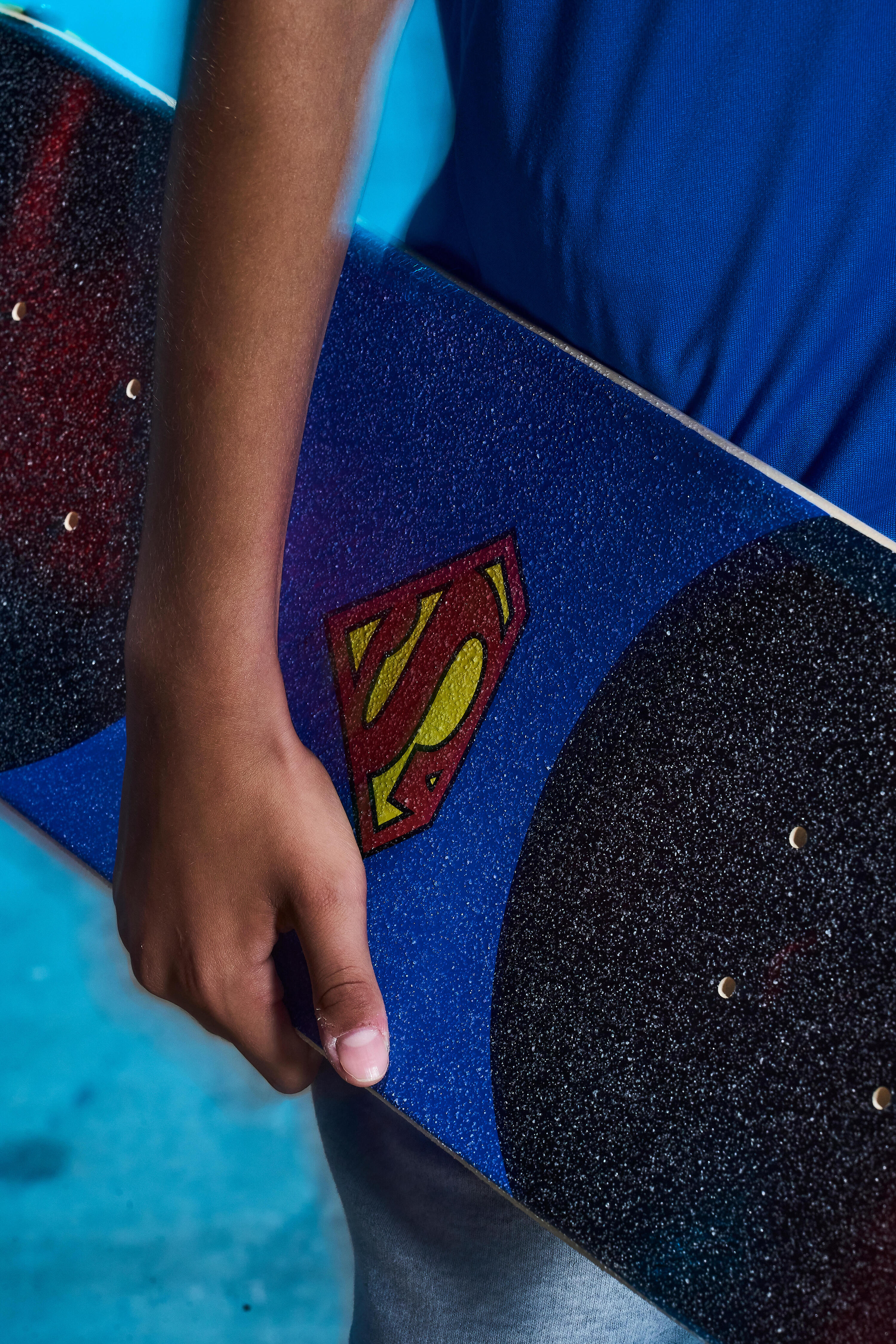 Skateboard bambini 3-7 anni PLAY 120 SUPERMAN 13/16