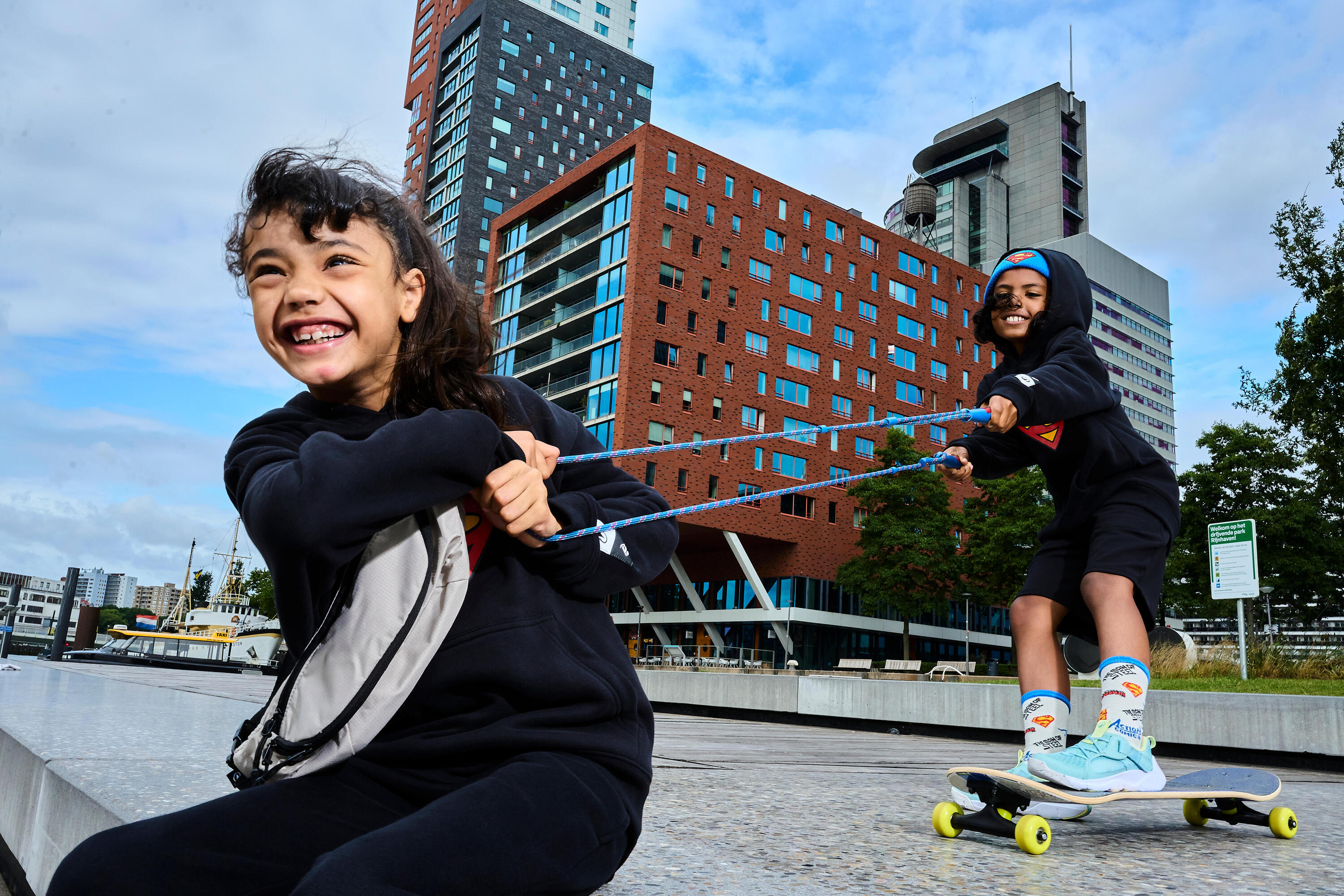 Skateboard bambini 3-7 anni PLAY 120 SUPERMAN 10/16