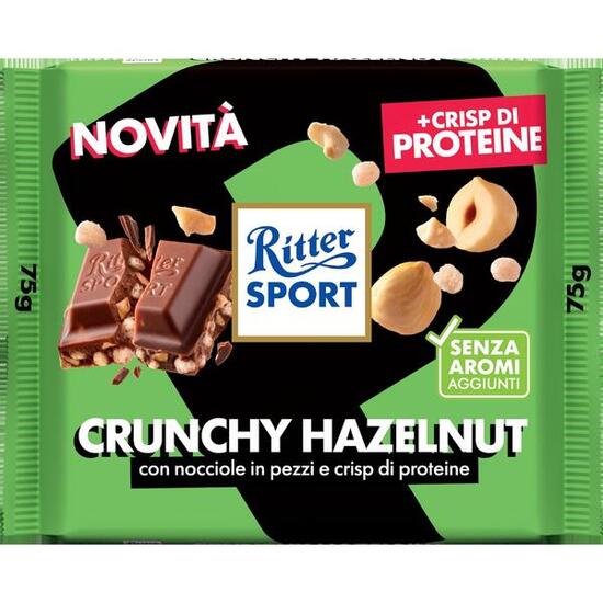 BARRETTA ENERGETICA RITTER SPORT PROTEINE CROCCANTI ALLA NOCCIOLA